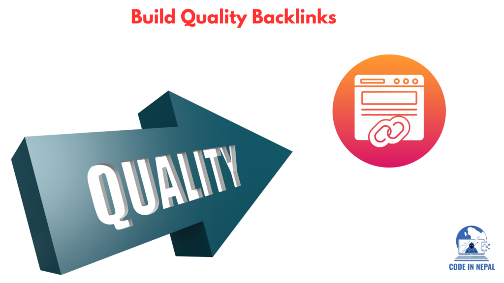 Build Quality Backlinks